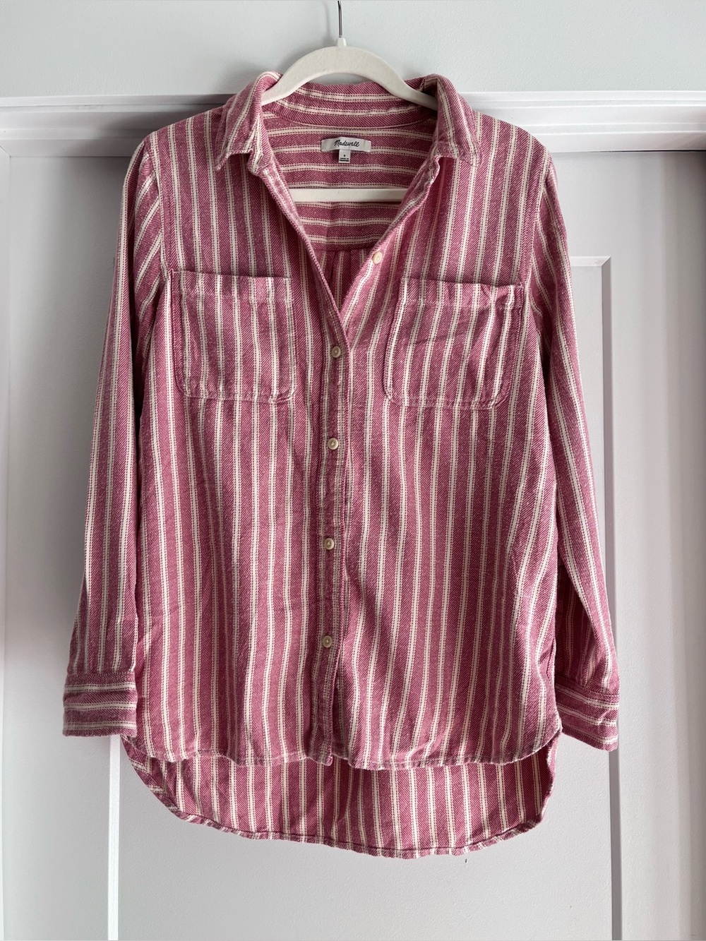 Madewell 100% cotton long sleeve button down Small